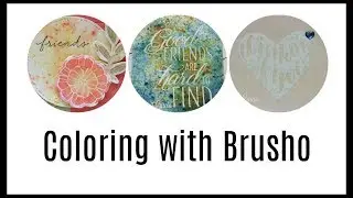 Quick Crafting Tip - Coloring with Brusho