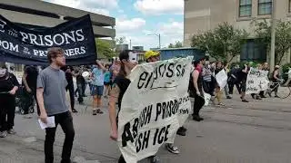 Prison strike rally 2 Lansing MI
