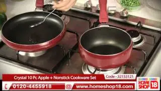 HomeShop18.com - Cookware Set by Crystal