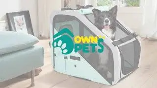 Ownpets Portable Dog Crate for Car