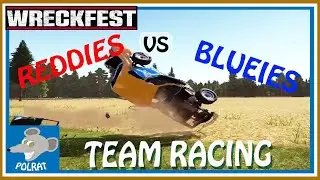 WreCKfest MULtiplaYER CRASHEs | Team Racing Part 1