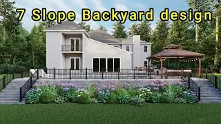 7 Slope Backyard Design Ideas | Creative Landscaping & Smart Backyard Ideas for Slopy Yards