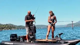 Fishin' with Bobbi Rae Dukes aboard the AIRSKIFF&trade;