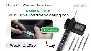Relife RL-210 Portable Soldering Iron Review: Compact, Powerful & Ready for On-Site Repairs