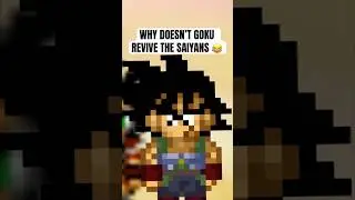 Why doesn&rsquo;t Goku revive the saiyans 😂 #dbz #goku #shorts