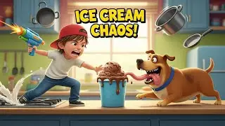 Mission Ice Cream🍦 | Tommy and Chop | GTA Style 3D Animation | Funny Kids Adventure