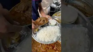 Singh Hotel Ki Special Mutton ₹180 Wali Thali 😱#mutton #muttoncurry #streetfood #nonveg #shorts