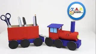 Como hacer un tren de carton - TAP ZONE Mx