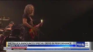 VIDEO: Drive-in series brings recorded Metallica concert to Pensacola