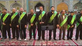 الممارسة العبادية في العتبة العلوية المقدسة فرقة الانشاد