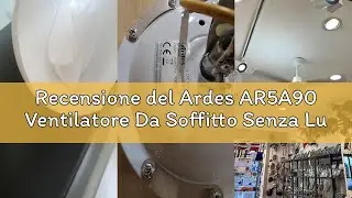 Recensione del Ardes AR5A90 Ventilatore Da Soffitto Senza Luce 3 Pale- Ventilatore Da Soffitto con P