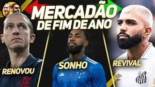 ⚽️MERCADO DA BOLA: FILIPE LUÍS RENOVA COM FLAMENGO ATÉ 2027 | CRUZEIRO QUER GERSON | TROCA-TROCA
