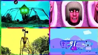 &ldquo;SIREN HEAD vs SKIBIDI TOILET 😱 | Cursed Cartoon Mashup Compilation! (WOW Moments!)&rdquo;