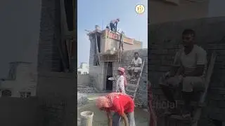 chhat dhalay | Roof Casting #chhatdhalay #roofcasting #shorts #home #shortsfeed #youtubeshorts