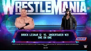 BROCK LESNAR 2012 VS PRIME UNDERTAKER I WWE 2K25