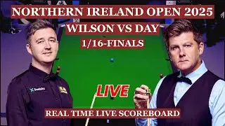 Kyren Wilson vs Ryan Day Live Scores | Northern Ireland Open Snooker 2025 1/16-Finals