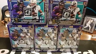 RETAIL REVIEW.. 2025 NFL Optic Walmart version. 5 blaster rip. Searching for downtowns & top Rookies