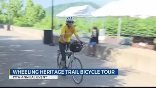 Wheeling Heritage Trail Bicycle Tour gets pedaling