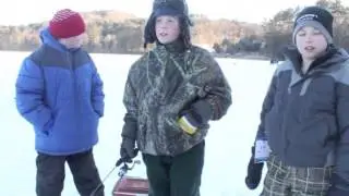 Ice Fishing Derby, Dewy Pond Quechee