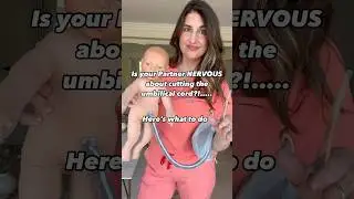 How To Cut the Umbilical Cord after Birth ✨ #laboranddelivery #laborprep #pregnancy