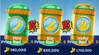 Minion Rush Mini Prize Pod Mk.8 Vs Big Prize Pod Mk.8 Vs Hefty Prize Pod Mk.8 gameplay walkthrough