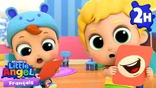 Où est ta bouche ? 👄 Apprenons les parties du corps avec Bébé John | Little Angel