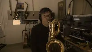 Autumn leaves on the baritone saxophone