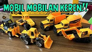 UNBOXING MAINAN MOBIL DAN TRUK PROYEK!! DAM TRUK, EXAFATOR ANOMALI BUKAN TUNG TUNG SAHUR