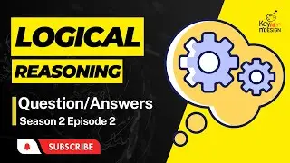 Logical Reasoning Question Answer for  Entrance Exam | Nift Nid Uceed | Key Art N Design