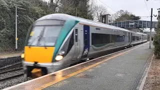 Irish Rail 22000 Class Intercity Train  - Portmarnock Station, Dublin
