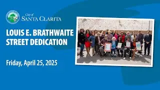 Louis E. Brathwaite Street Dedication