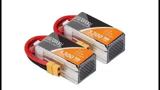CRAZEPONY 1300mAh 4s 100C Lipo - Overview and Teardown