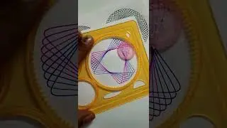 How to draw satisfying spirograph 😱 Beautiful Art 🌈 Geometric design #shorts #spirograph #trending