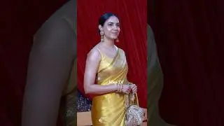 Actress Ritu Varma looking cute at Gaddar Telangana Film Awards