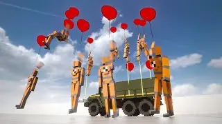 Balloons Vs Crash Test Dummy #3 | Teardown NG