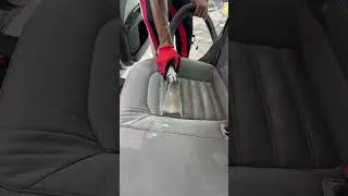 Dodge charger car seat cleaning #detailing #caraccessory #hotwaterextraction #detailingworld
