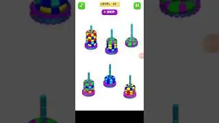 Bubble Sort it 3D game level 16 to 18