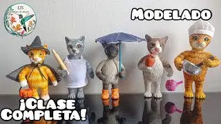 Aprende a CREAR y MODELAR figuras con masa de MADERA desde 0 🙌