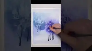 Learn how to use salt when painting