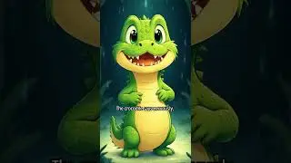 The Monkey and the Crocodile 🐒🐊 A clever short story for kids! #KidsStory #Shorts