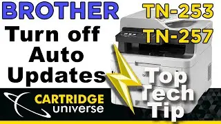 How to turn off Brother Firmware Auto updates on Multifunction devices. TN-253, TN-257, No Toner