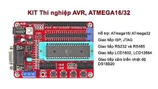 #251 Kit thí nghiệm AVR, ATMEGA16/32