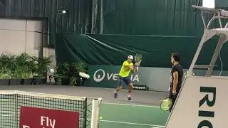 Fernando Verdasco Practice Rolex Paris Masters ベルダスコ 練習 パリ マスターズ 2017