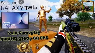 Pubg Mobile Solo Gameplay 4K Max Graphics Samsung Galaxy Tab S10 Ultra