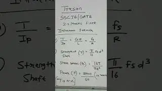 Torsion Trick ⚡ | SSC JE & GATE PYQ