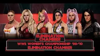 WWE-2K20- 6 women Elimination Chamber 2020- Elimination Chamber Match-2020