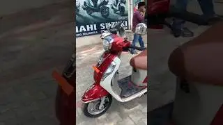 New Suzuki Access Red and White #suzuki #access #scooty