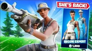 recon expert rarest skin in fortnite is back! (30 kills total) victory royal squad fill