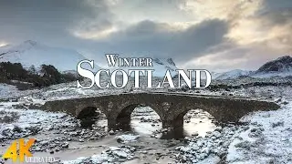 Winter Scotland 4K Ultra HD • Enchanting Winter Poland, Scenic Relaxation Film with Calming Music.
