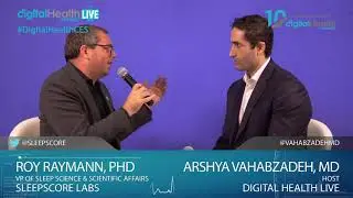 Interview Roy Raymann, PhD - Digital Health Live Studio - #CES2019 #DHS19